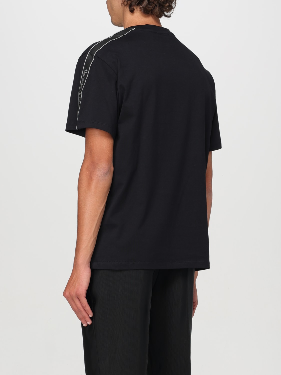 ALEXANDER MCQUEEN T-SHIRT: T-shirt men Alexander McQueen, Black - Img 3