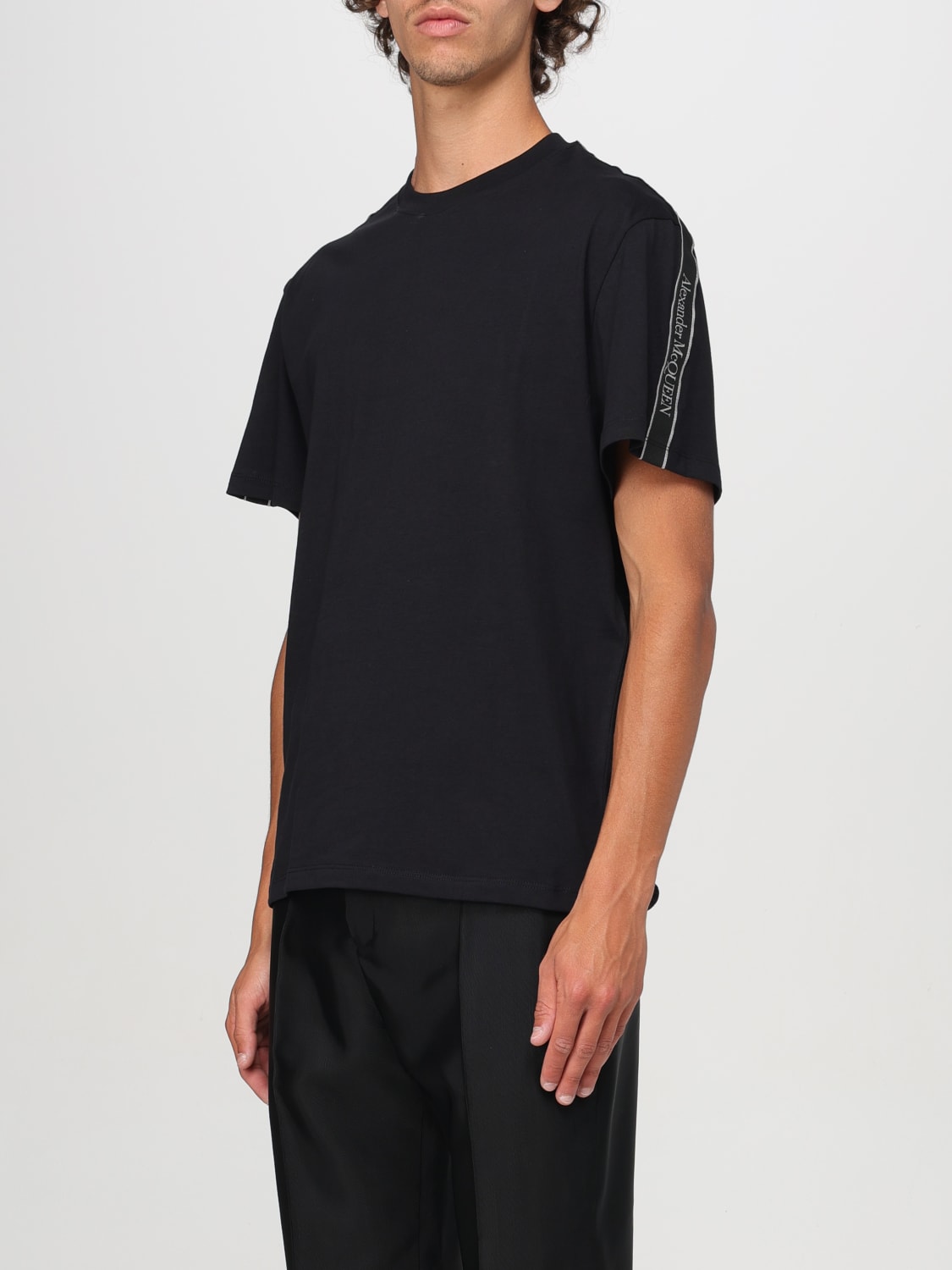 ALEXANDER MCQUEEN T-SHIRT: T-shirt men Alexander McQueen, Black - Img 4