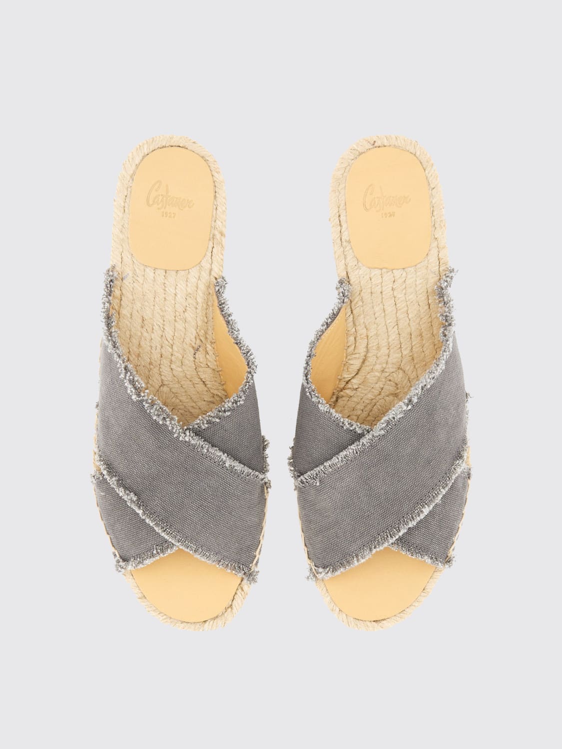 シューズ・サンダルその他 CASTANER Woman Flat sandals Grey 021775 GRIGIO CASTAÑER: Shoes woman - Grey | Castañer flat sandals 021775