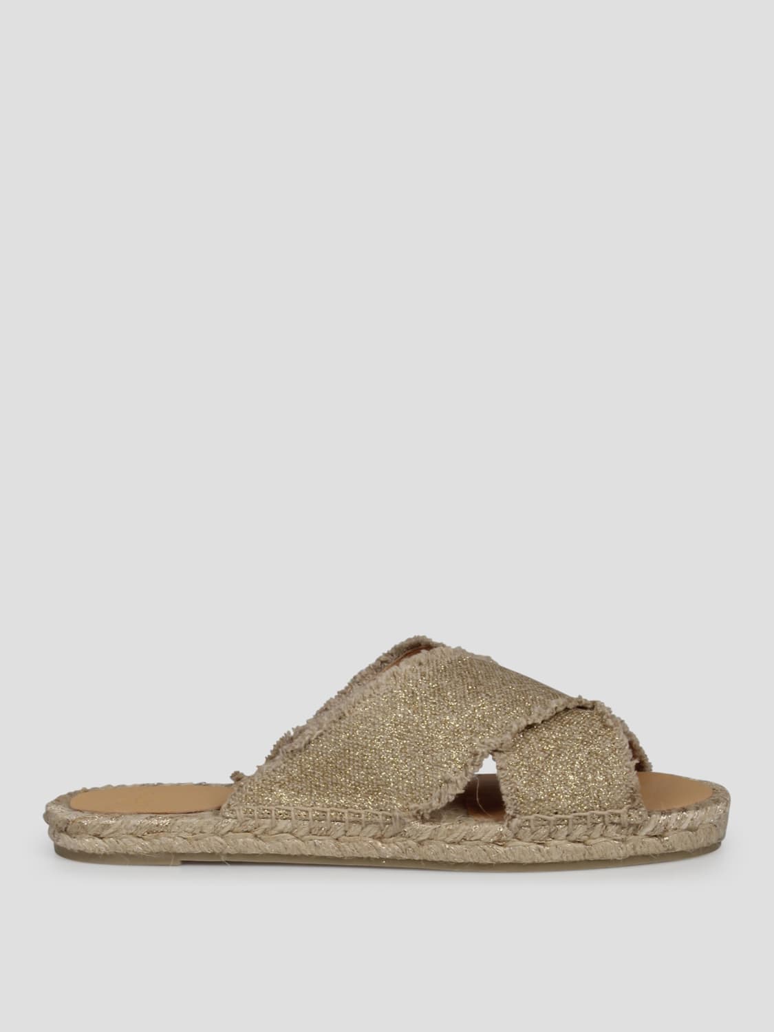 CASTAÑER FLAT SANDALS: Shoes woman CastaÑer, Gold - Img 1