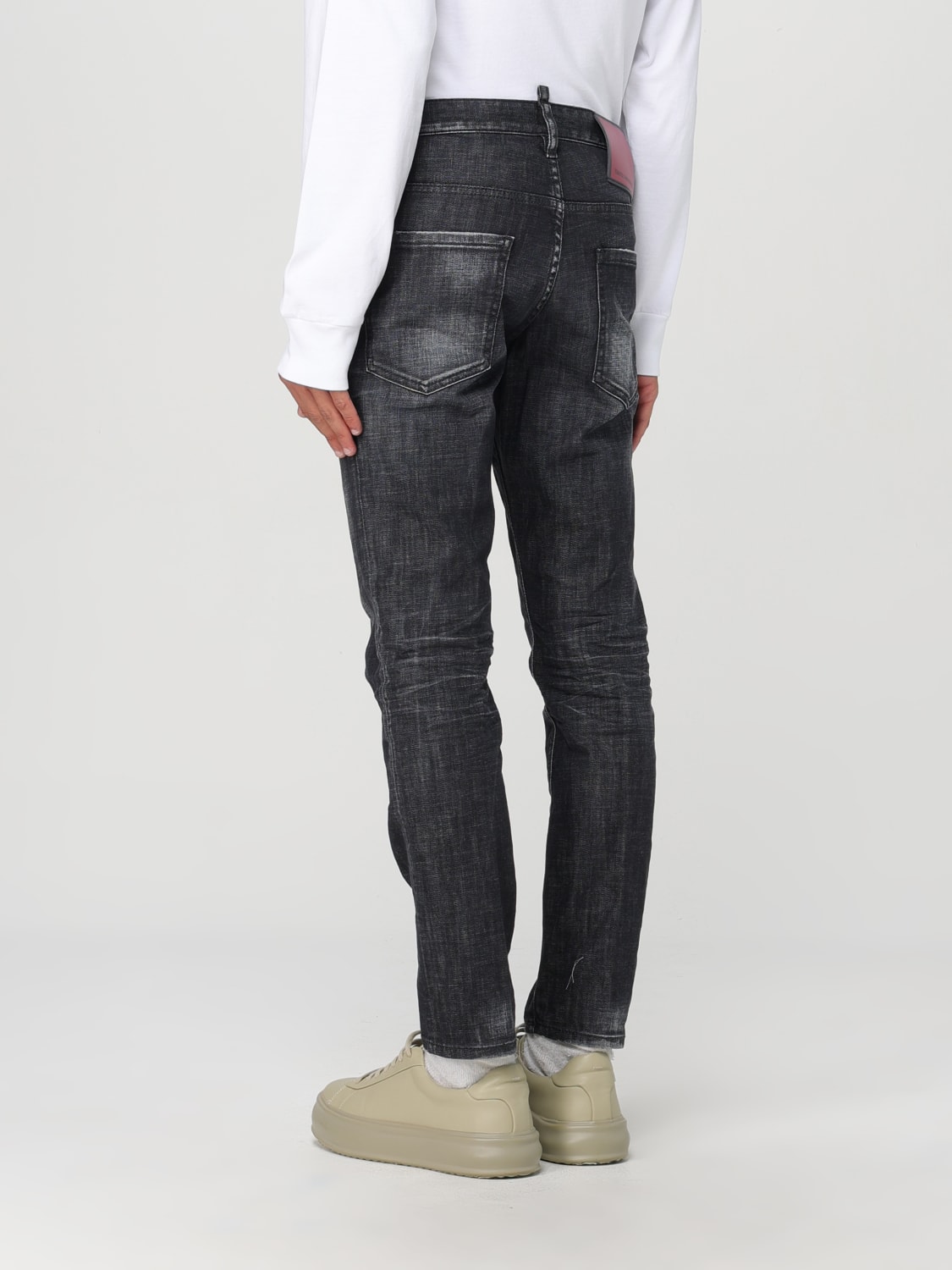 DSQUARED2 JEANS: Pants men Dsquared2, Black - Img 2