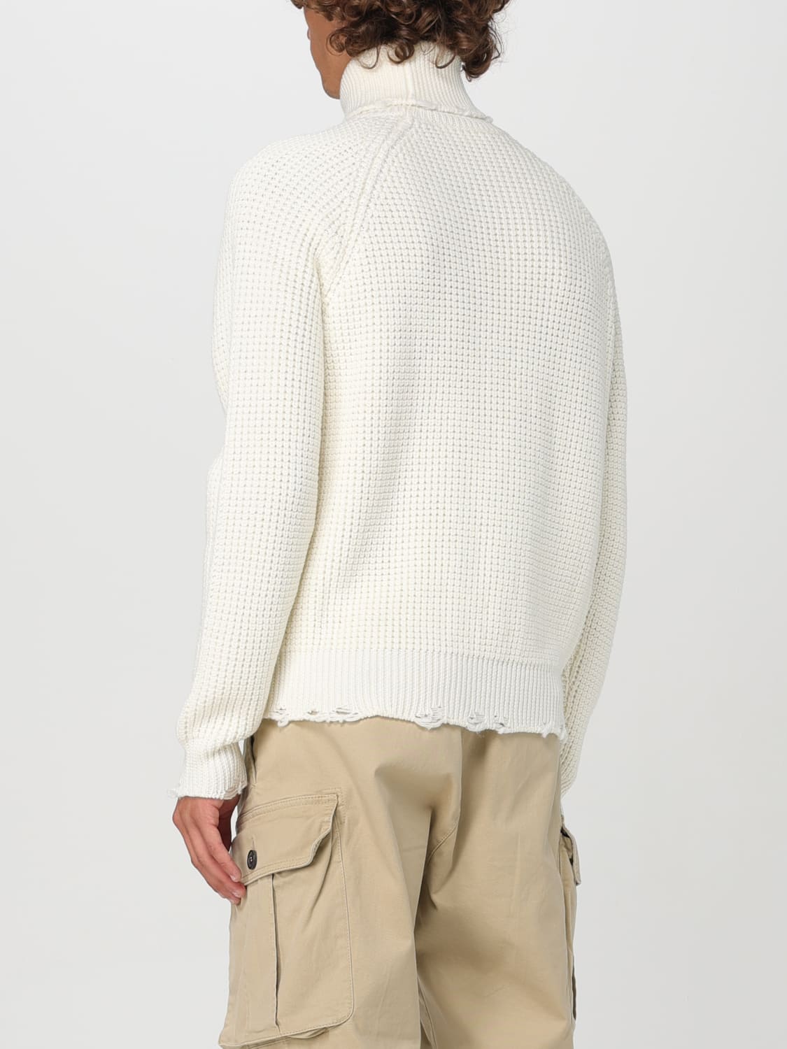 DSQUARED2 SWEATER: Sweater men Dsquared2, White - Img 3