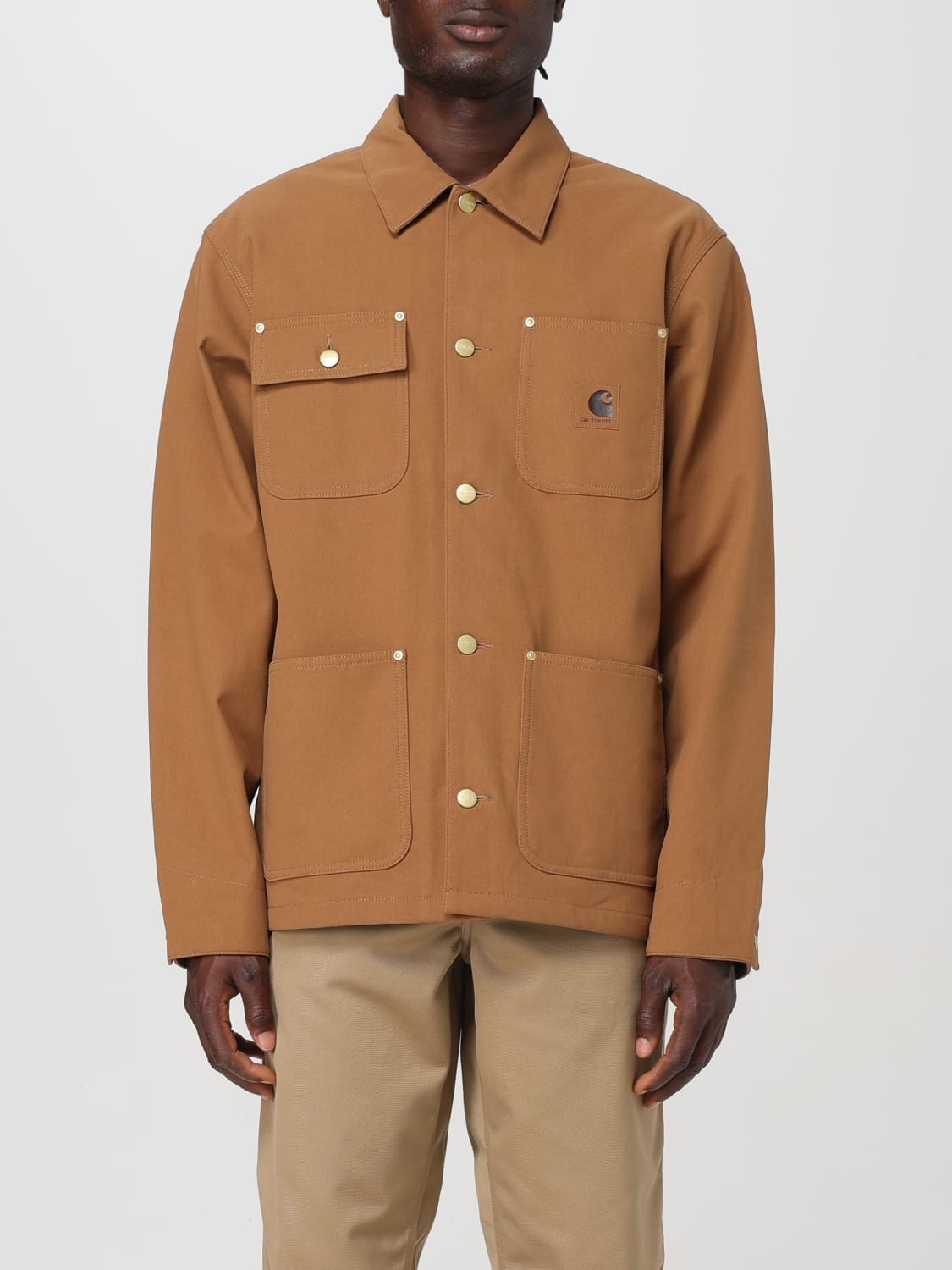 CARHARTT WIP JACKET: Coat men Carhartt Wip, Brown - Img 1