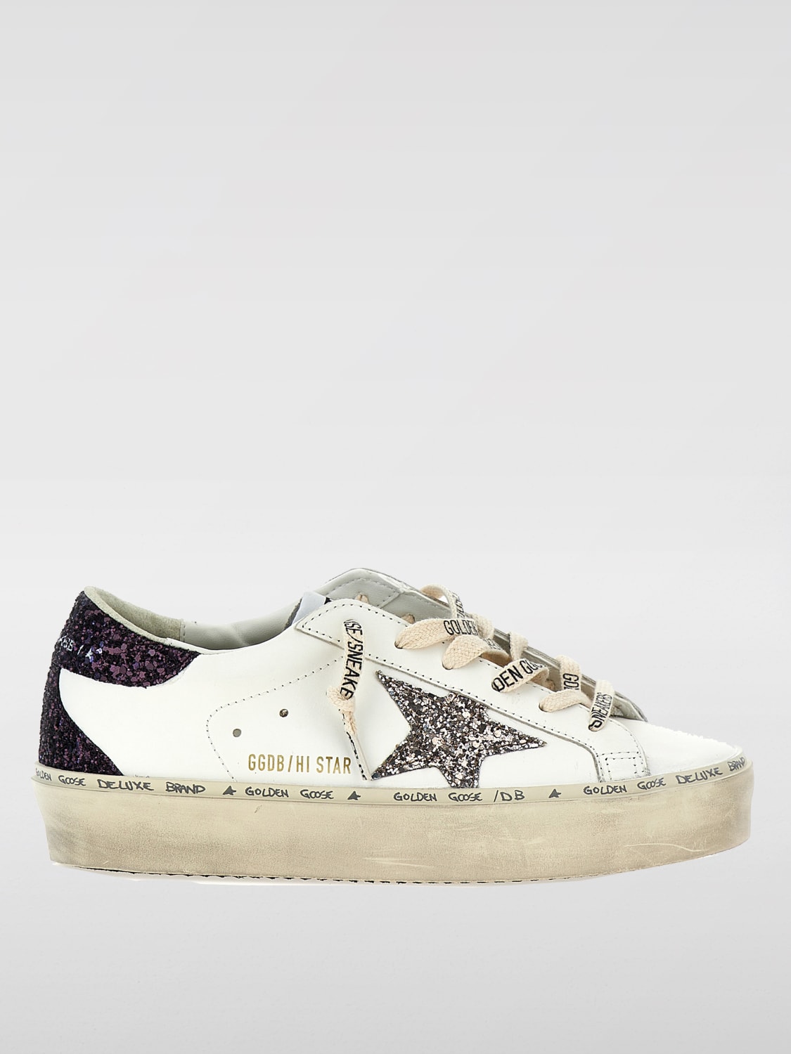 Giglio Sneakers Hi Star Golden Goose in pelle used