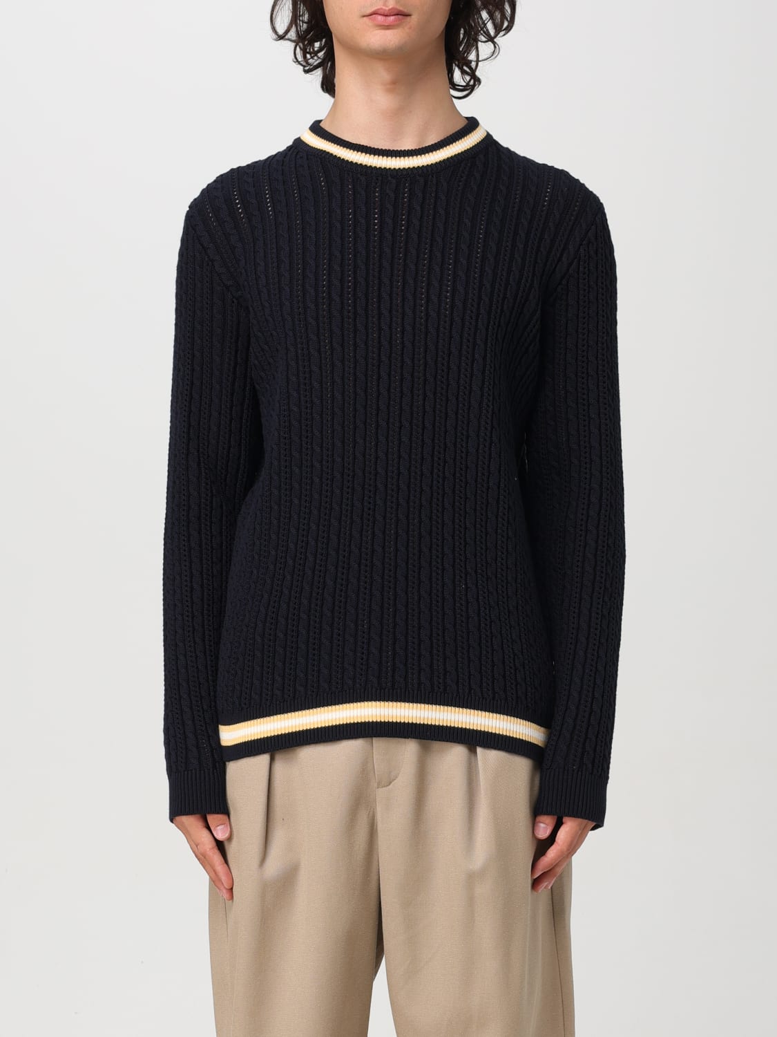 GOLDEN GOOSE SWEATER: Sweatshirt men Golden Goose, Blue - Img 1