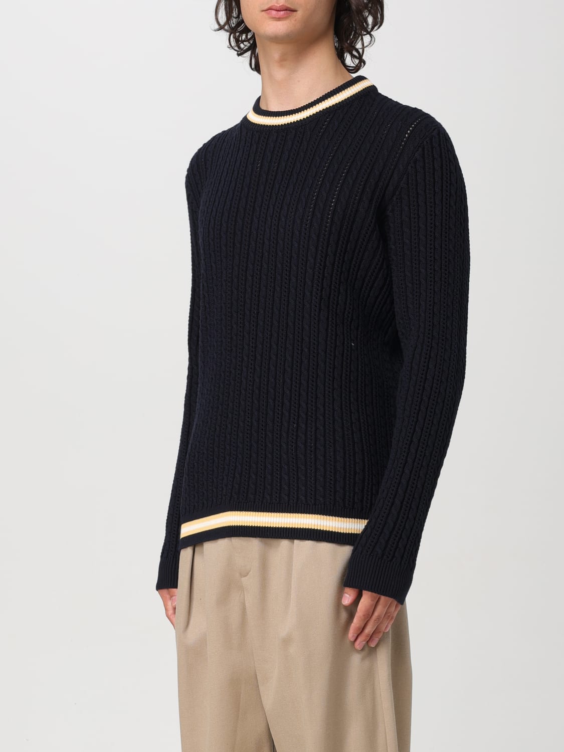 GOLDEN GOOSE SWEATER: Sweatshirt men Golden Goose, Blue - Img 3