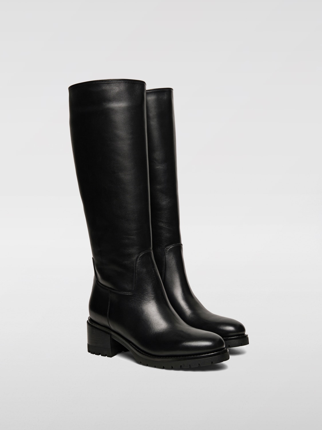 SANTONI BOOTS: Boots woman Santoni, Black - Img 2