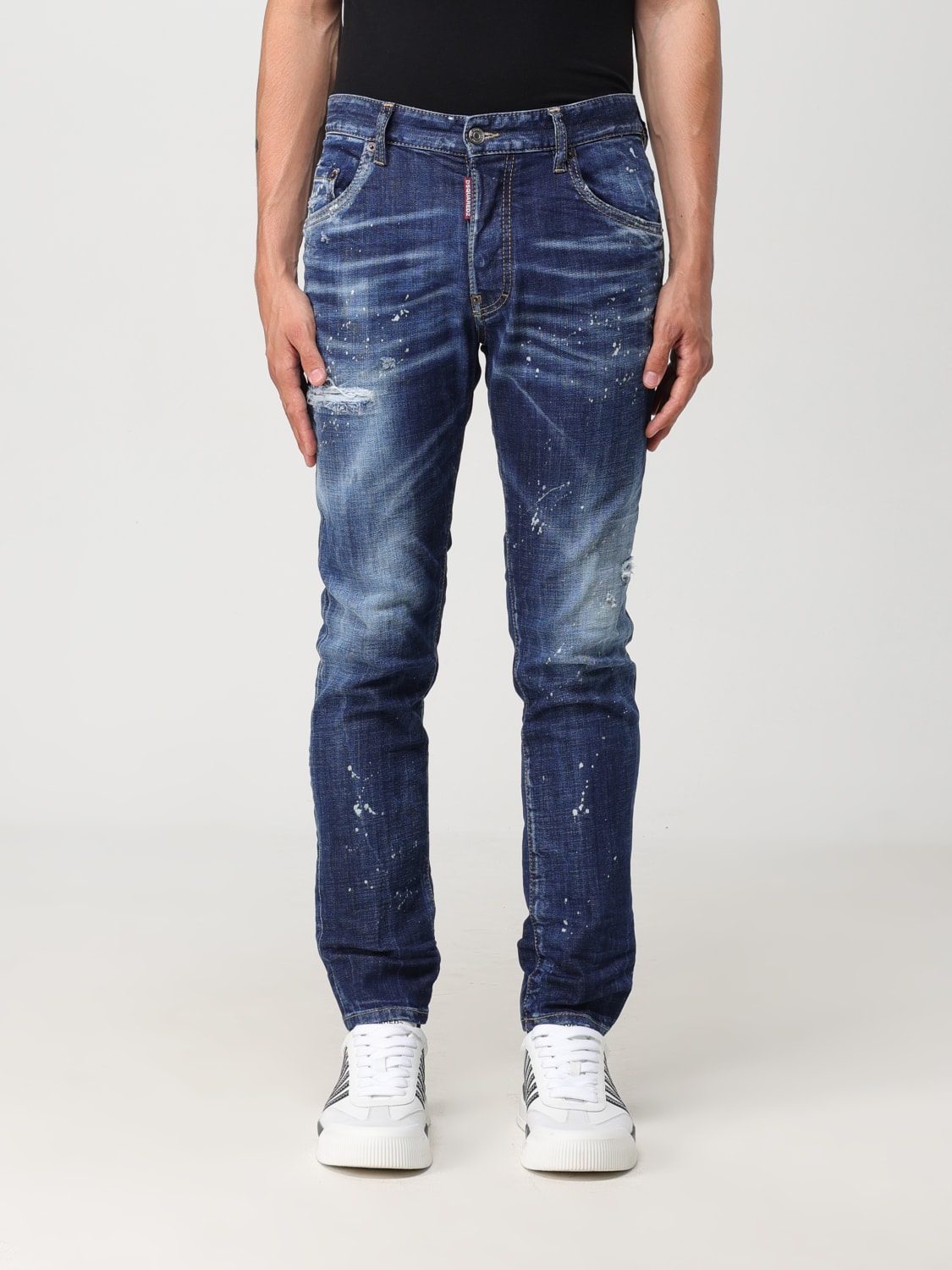 DSQUARED2 JEANS: Jeans hombre Dsquared2, Azul Marino - Img 1