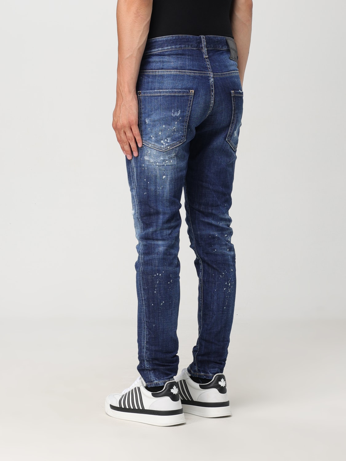 DSQUARED2 JEANS: Jeans hombre Dsquared2, Azul Marino - Img 2