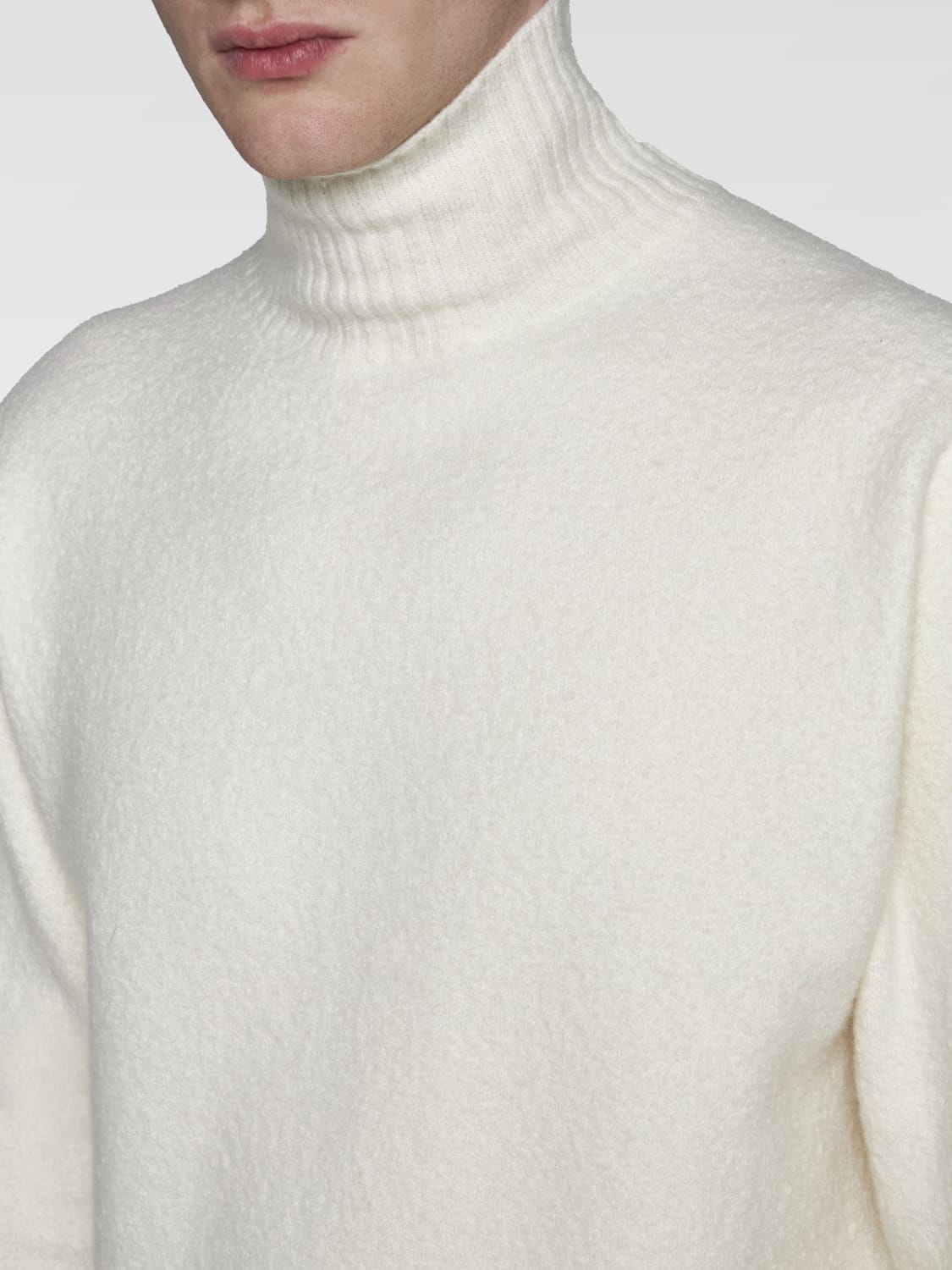 JIL SANDER PULL: Pull homme Jil Sander, Blanc - Img 3