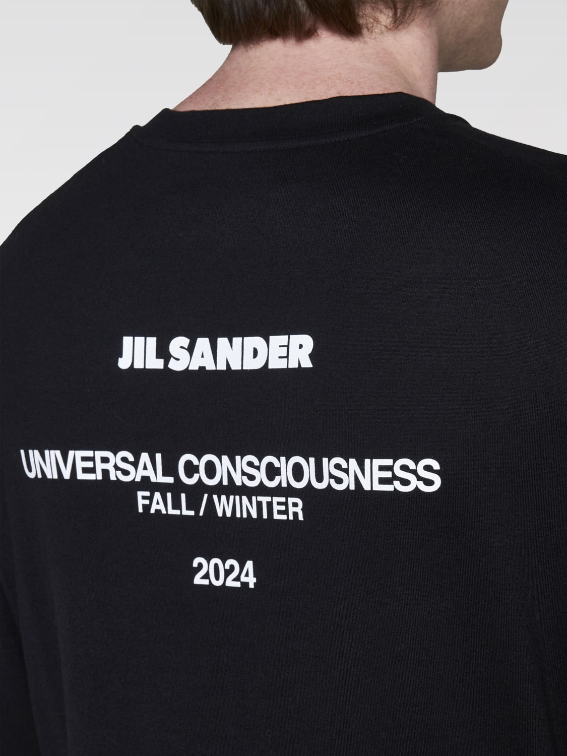 JIL SANDER PULLOVER: T-shirt herren Jil Sander, Schwarz - Img 3