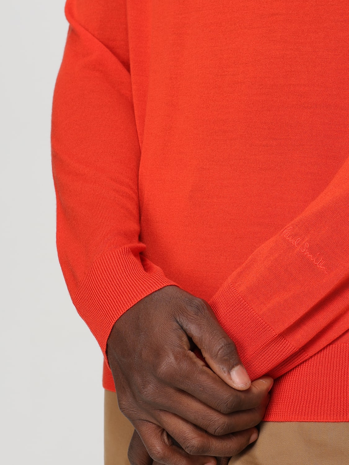 PAUL SMITH SWEATER: Sweater men Paul Smith, Orange - Img 3