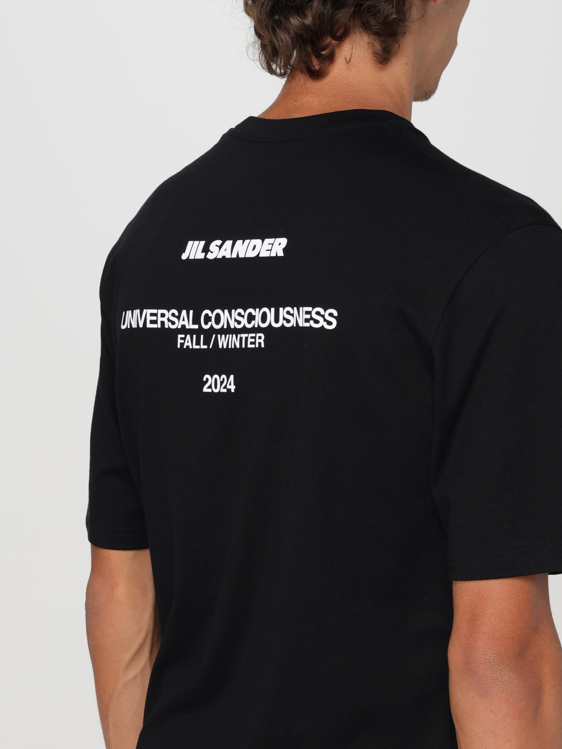 JIL SANDER T-SHIRT: T-shirt men Jil Sander, Black - Img 4