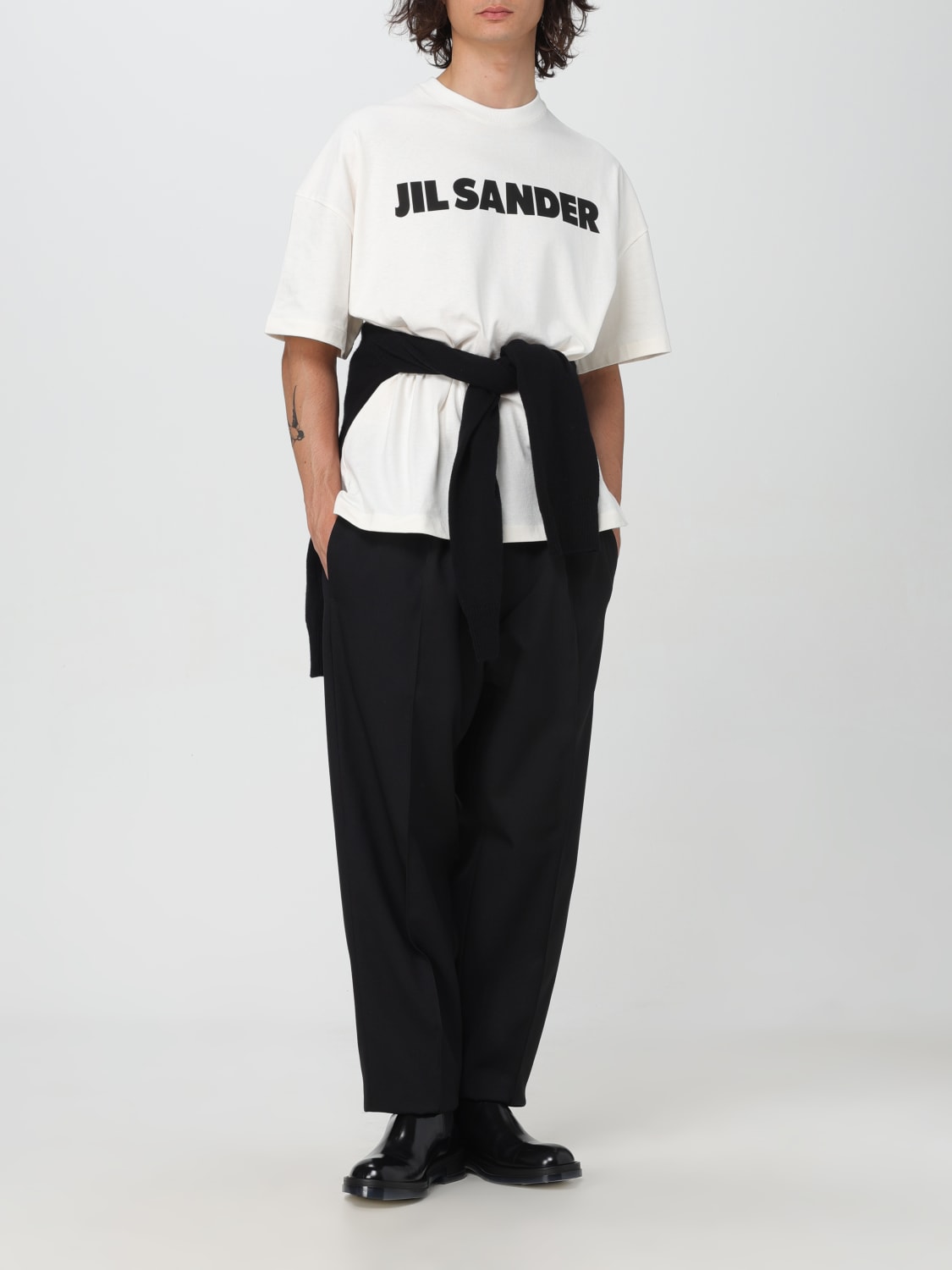 JIL SANDER T-SHIRT: T-shirt men Jil Sander, White - Img 2