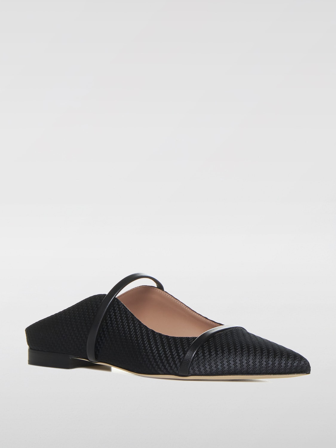 MALONE SOULIERS FLAT SHOES: Flat sandals woman Malone Souliers, Black - Img 2