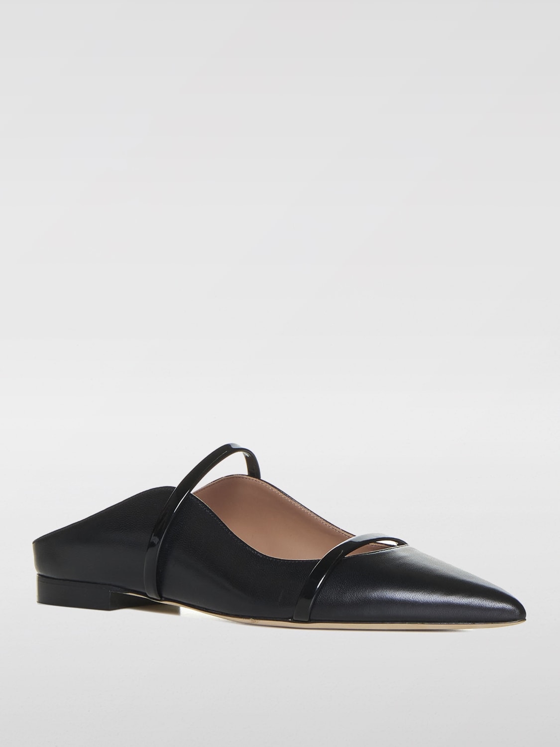 MALONE SOULIERS FLAT SHOES: Flat sandals woman Malone Souliers, Black - Img 2