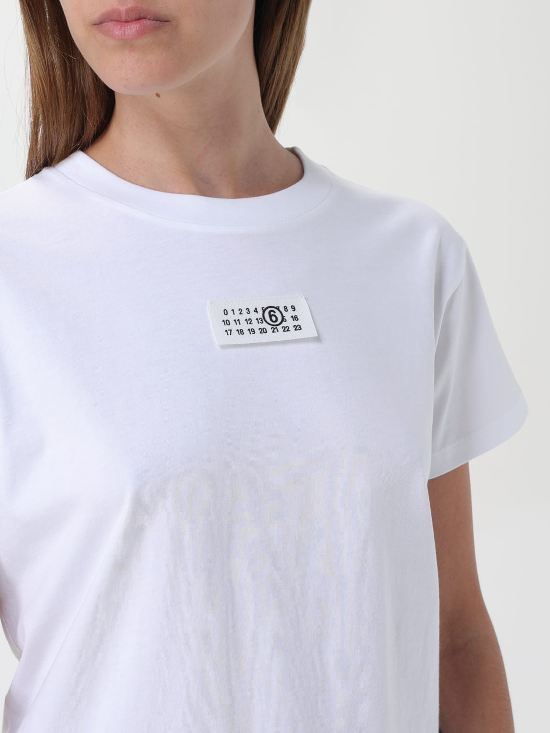 MM6 MAISON MARGIELA T-SHIRT: T-shirt femme Mm6 Maison Margiela, Blanc - Img 5