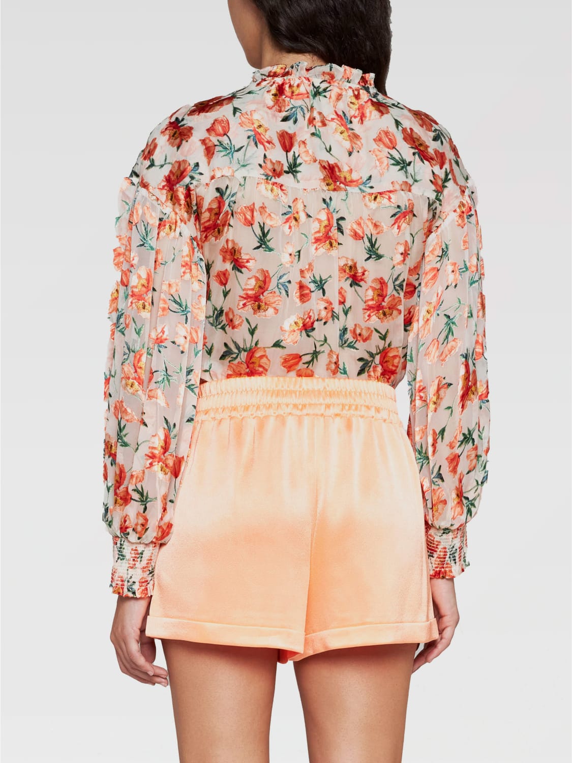 ALICE+OLIVIA SHORT: Short femme Alice+olivia, Corail - Img 2