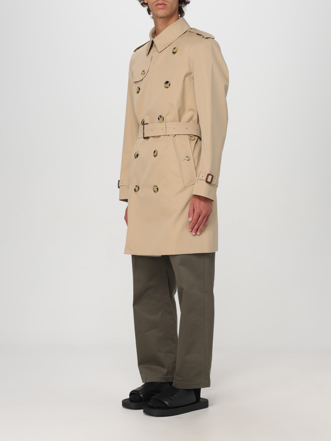 BURBERRY: Coat men - Beige | Burberry trench coat 8079388 BURBERRY: Coat men - Beige | Burberry trench coat 8079388