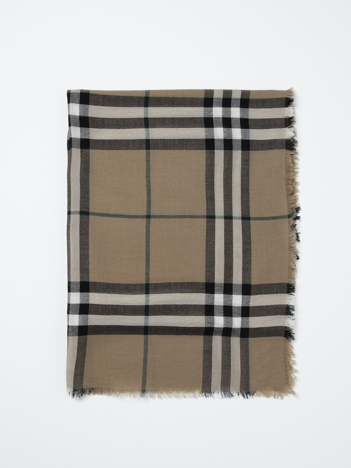 BURBERRY SCARF: Scarf men Burberry, Brown - Img 1