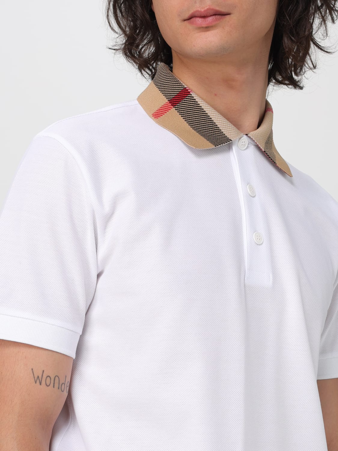 BURBERRY POLO: T-shirt homme Burberry, Blanc - Img 5