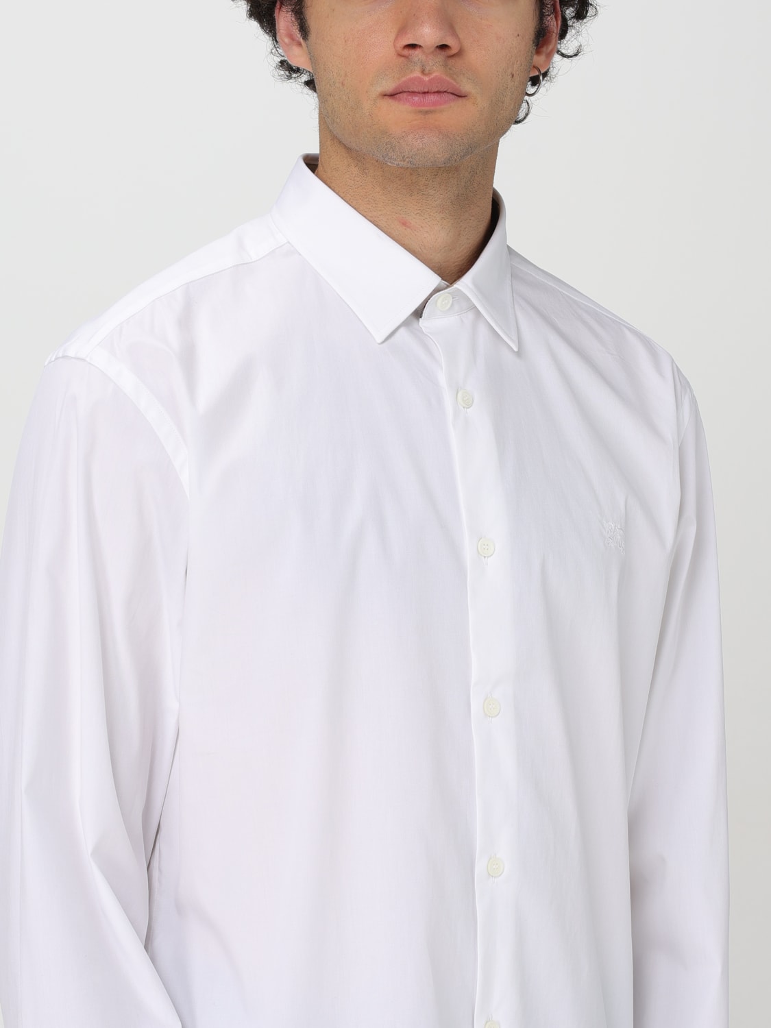 BURBERRY SHIRT: Shirt men Burberry, White - Img 4