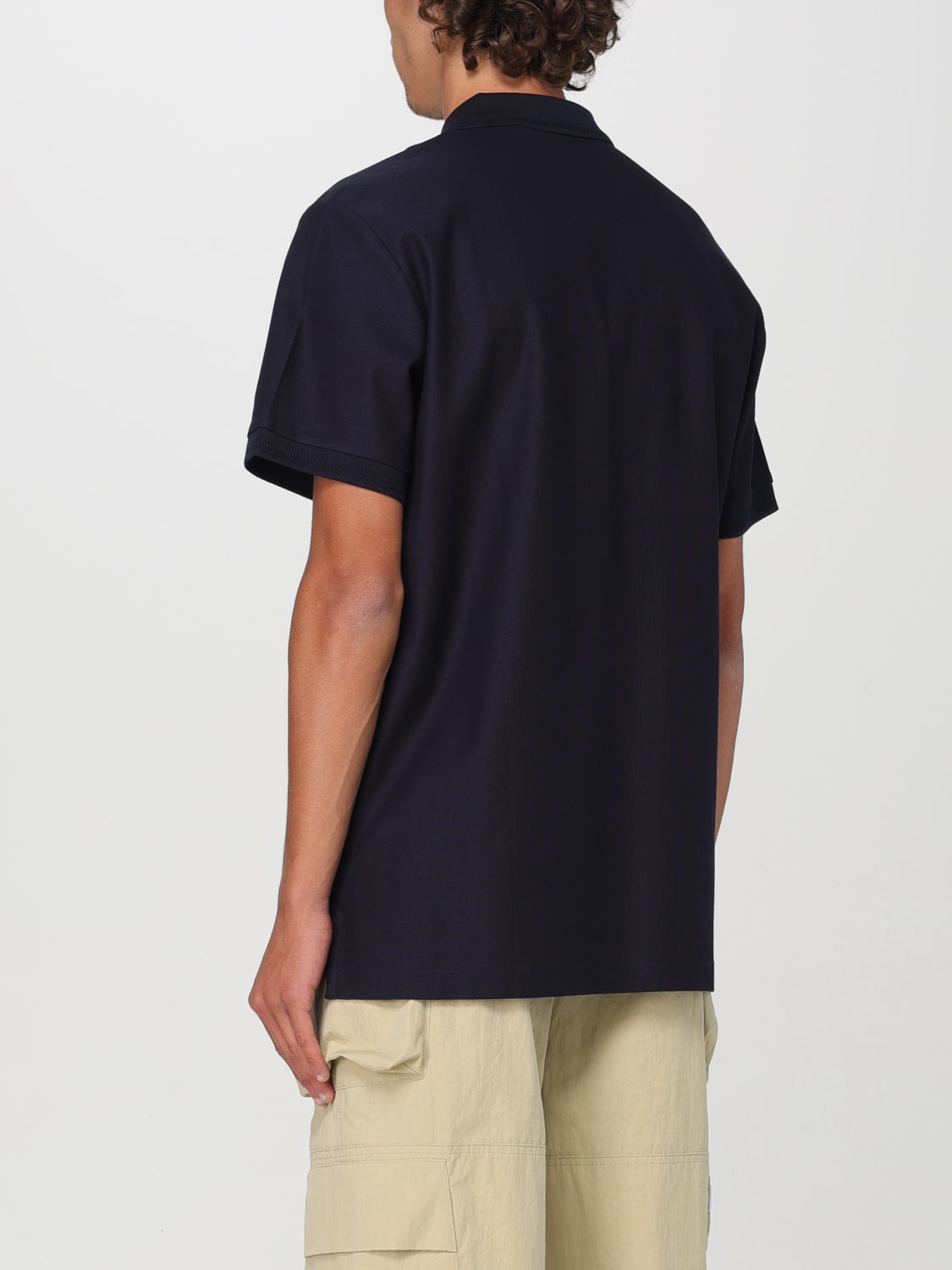 BURBERRY POLO SHIRT: T-shirt men Burberry, Blue - Img 3