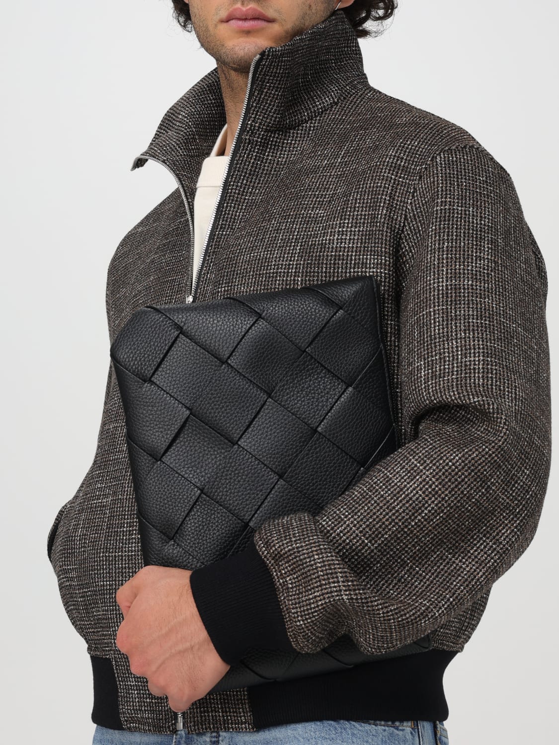 BOTTEGA VENETA PORTE-DOCUMENT: Sac homme Bottega Veneta, Noir - Img 2