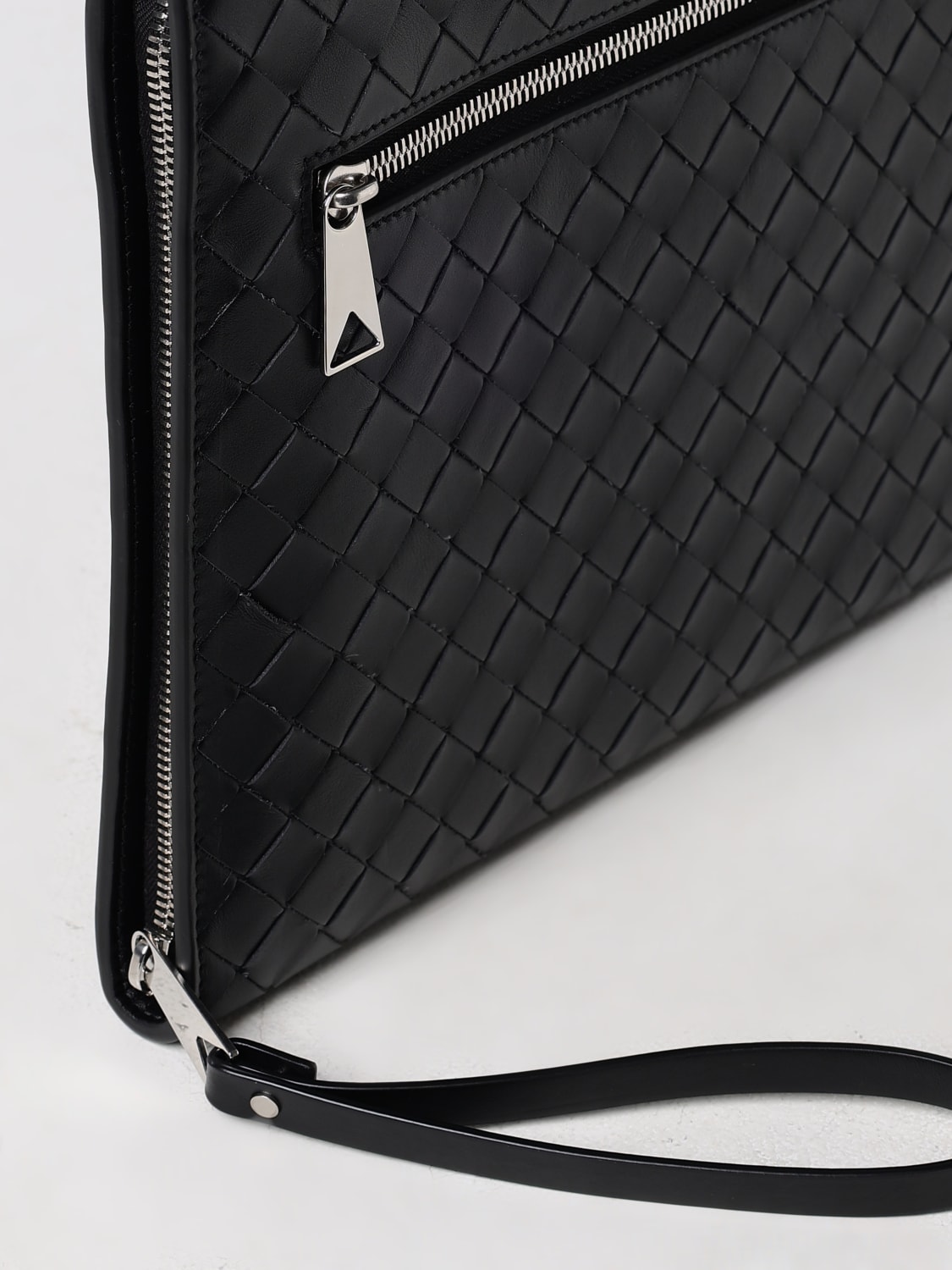 BOTTEGA VENETA AKTENTASCHE: Tasche herren Bottega Veneta, Schwarz - Img 4