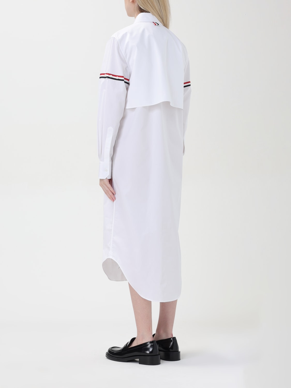 THOM BROWNE ROBES: Robes femme Thom Browne, Blanc - Img 2