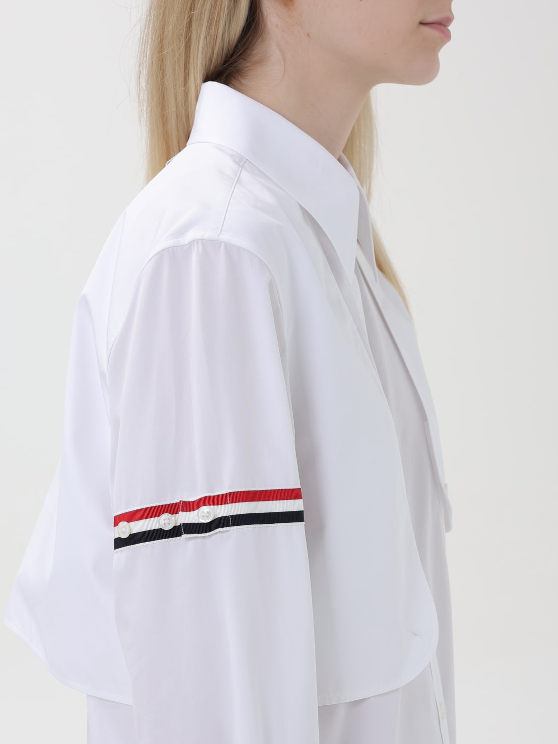 THOM BROWNE ROBES: Robes femme Thom Browne, Blanc - Img 4