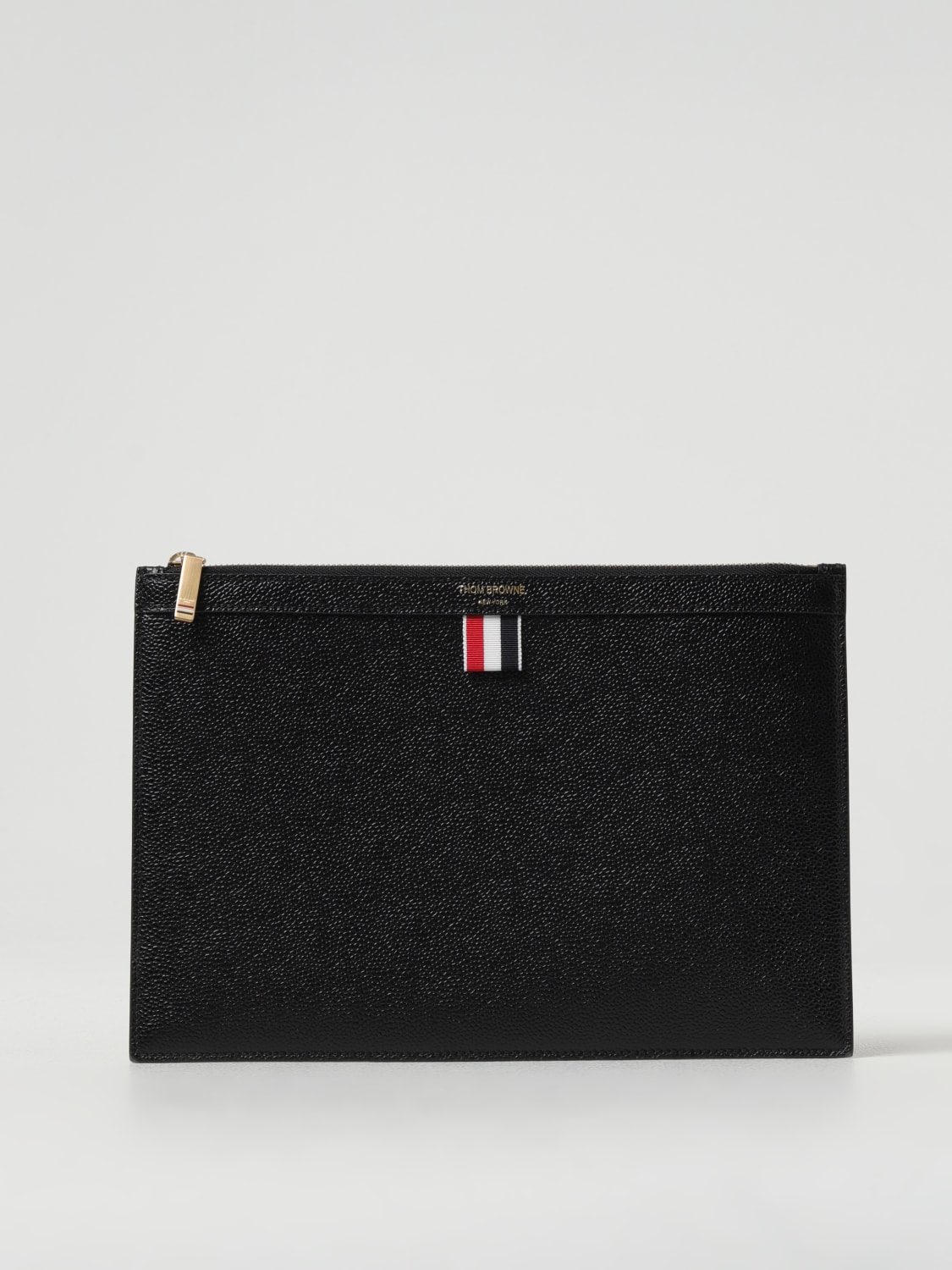 Giglio Pouch Thom Browne in pelle a grana