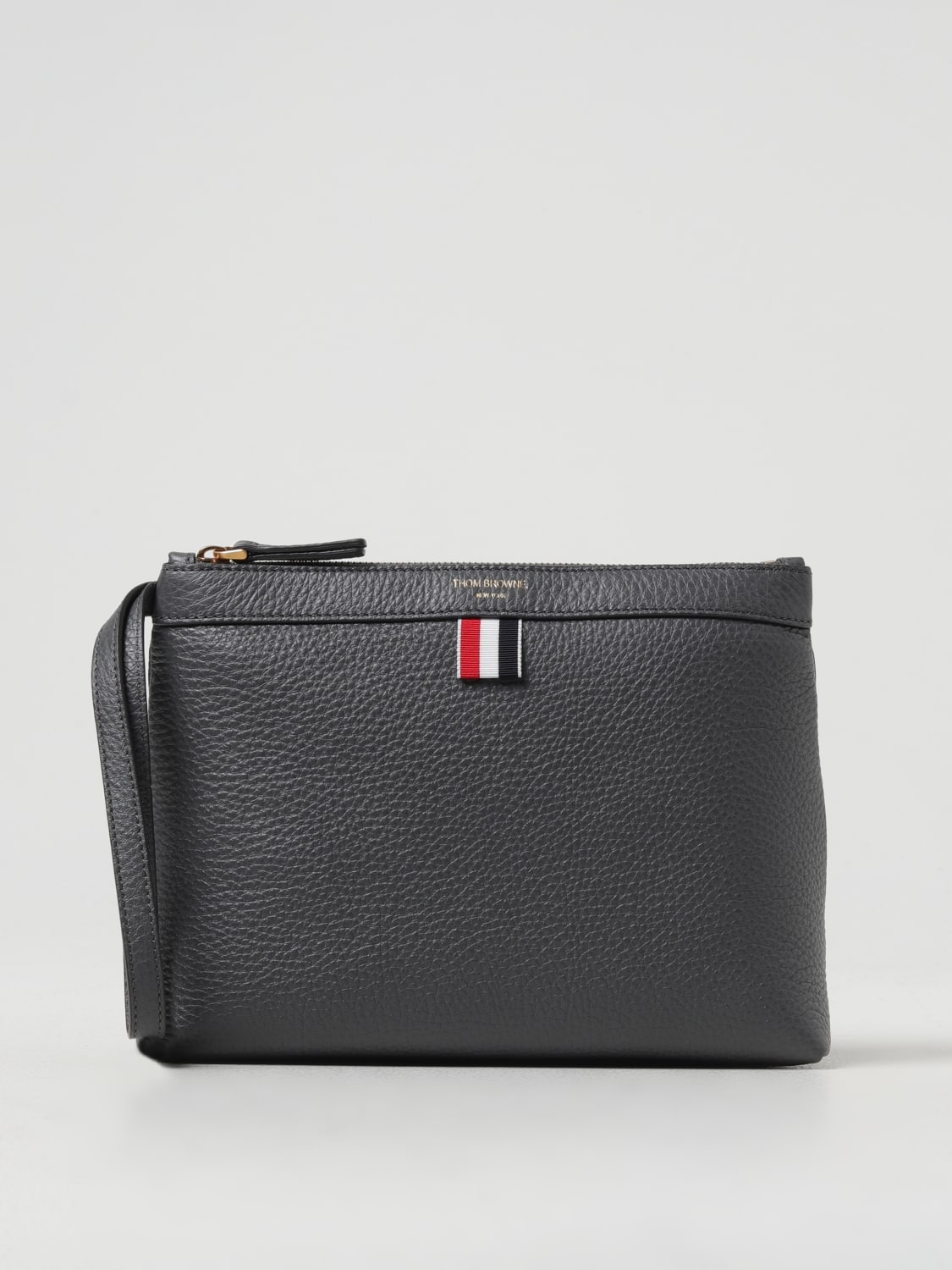 THOM BROWNE CLUTCH: Wallet woman Thom Browne, Grey - Img 1