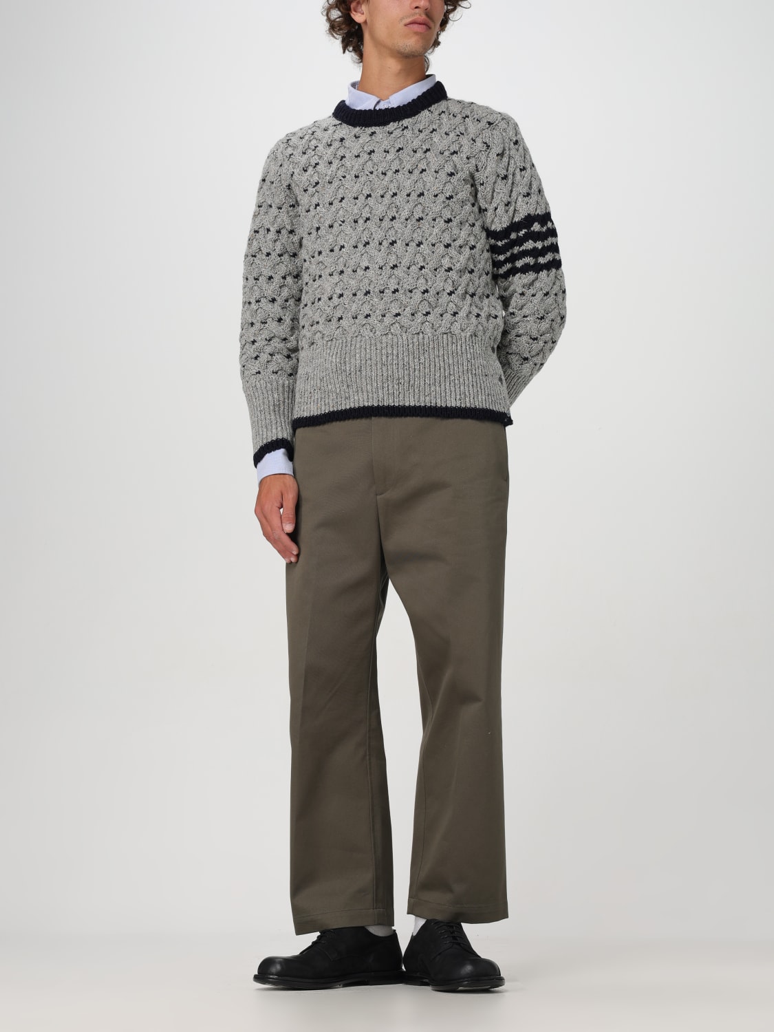 THOM BROWNE PANTS: Pants men Thom Browne, Green - Img 2