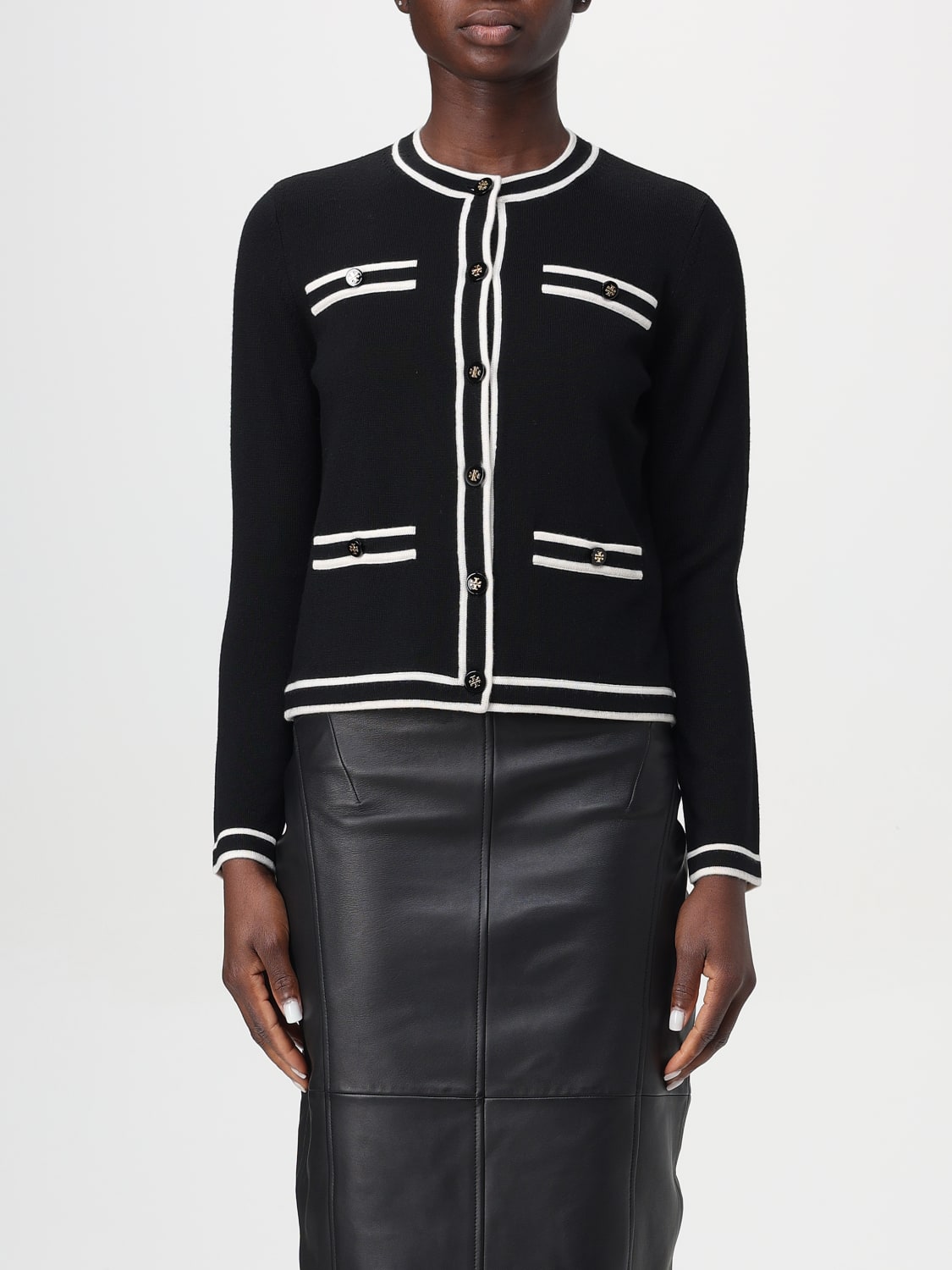 Giglio Cardigan a girocollo Tory Burch