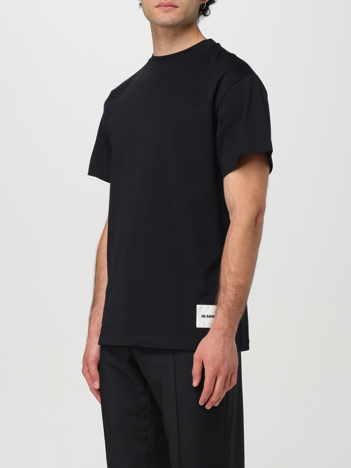 JIL SANDER T-SHIRT: T-shirt men Jil Sander, Black - Img 4