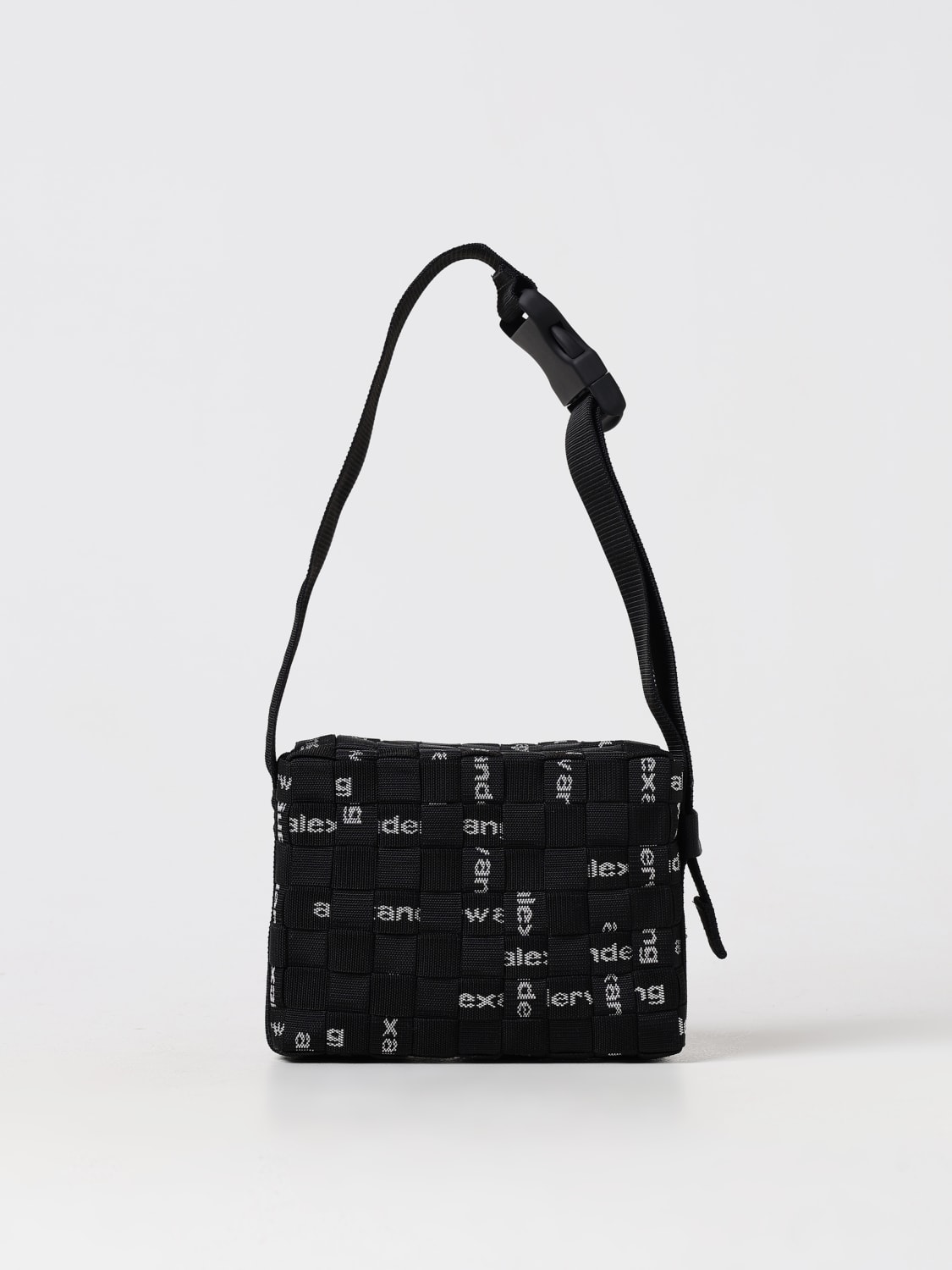 Giglio Borsa Linux Alexander Wang in nylon intrecciato con logo jacquard