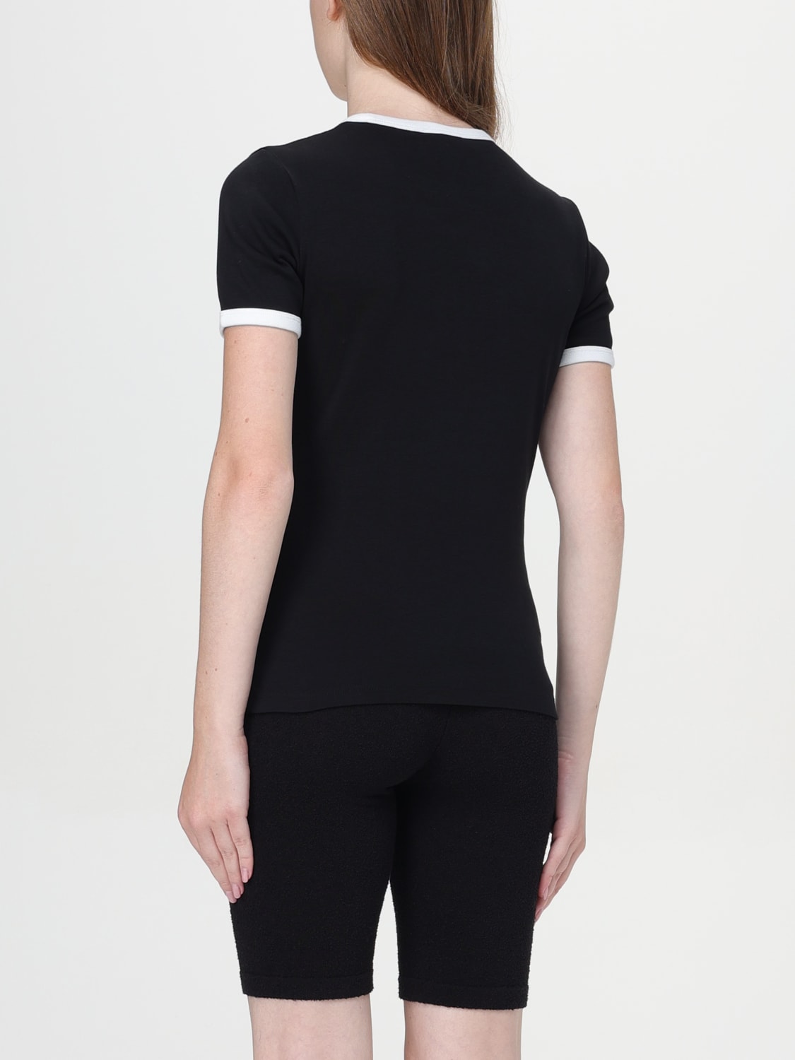 COURRÈGES T-SHIRT: T-shirt woman CourrÈges, Black - Img 2