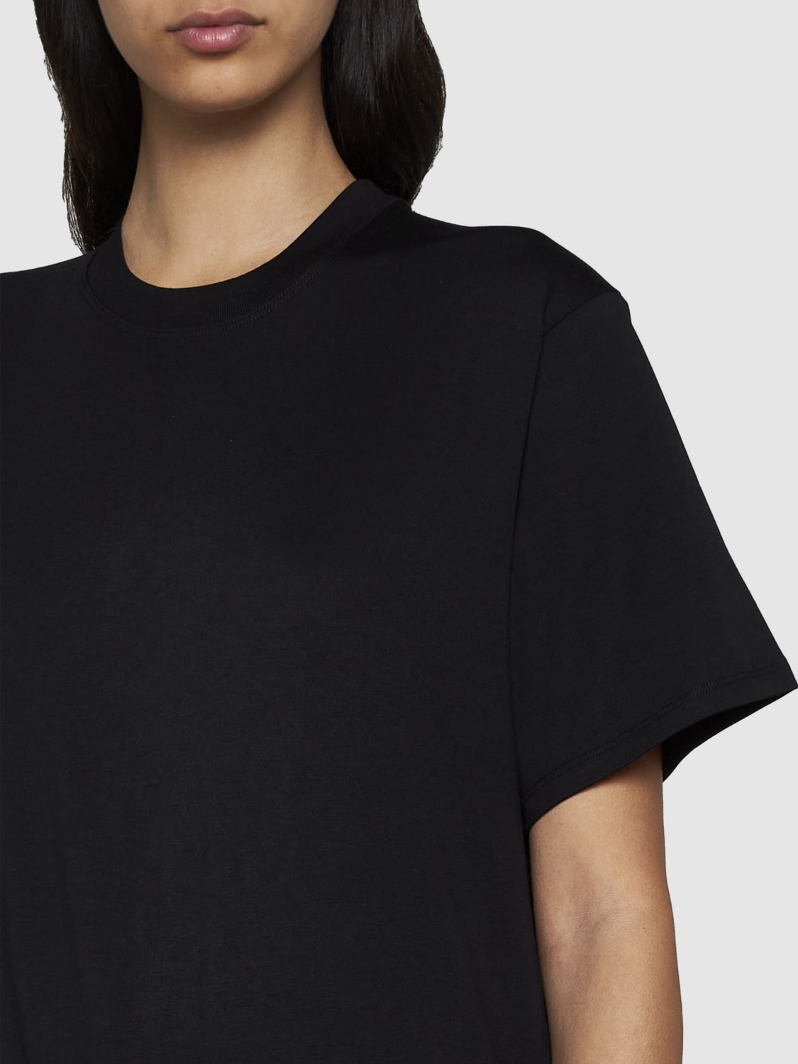 LOU LOU STUDIO T-SHIRTS: T-shirt Lou Lou Studio in cotone , Nero - Img 3