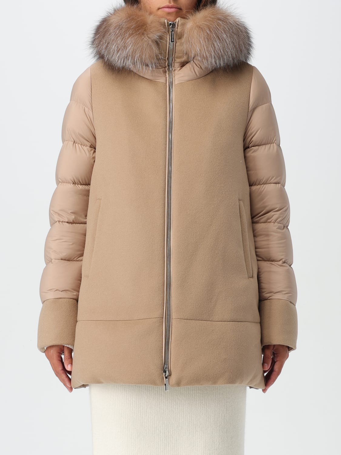 Giglio Cappotto FRESIA-LE Moorer in lana e cashmere