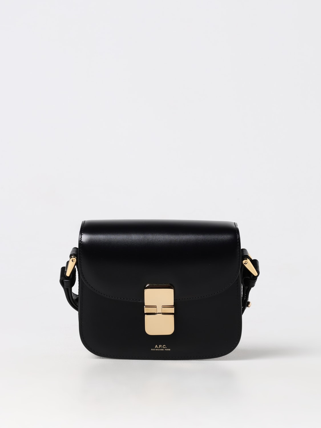 A.P.C. BORSA MINI: Borsa Grace A.P.C. in pelle , Nero - Img 1