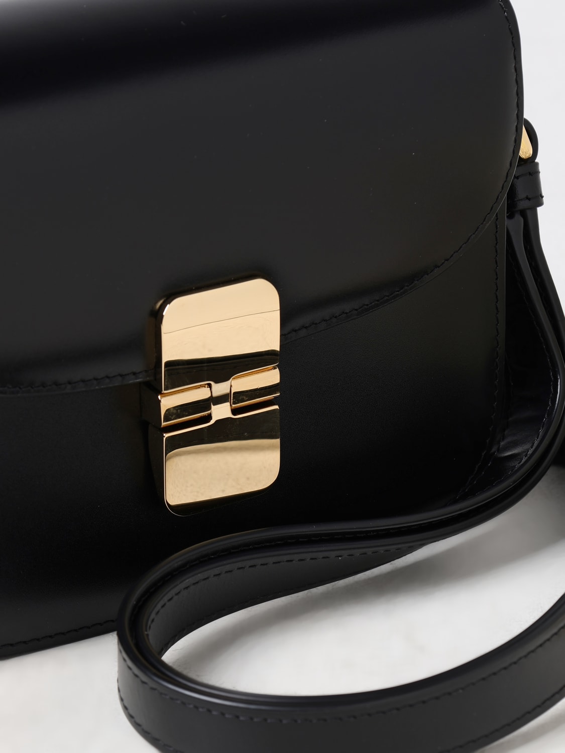 A.P.C. BORSA MINI: Borsa Grace A.P.C. in pelle , Nero - Img 3