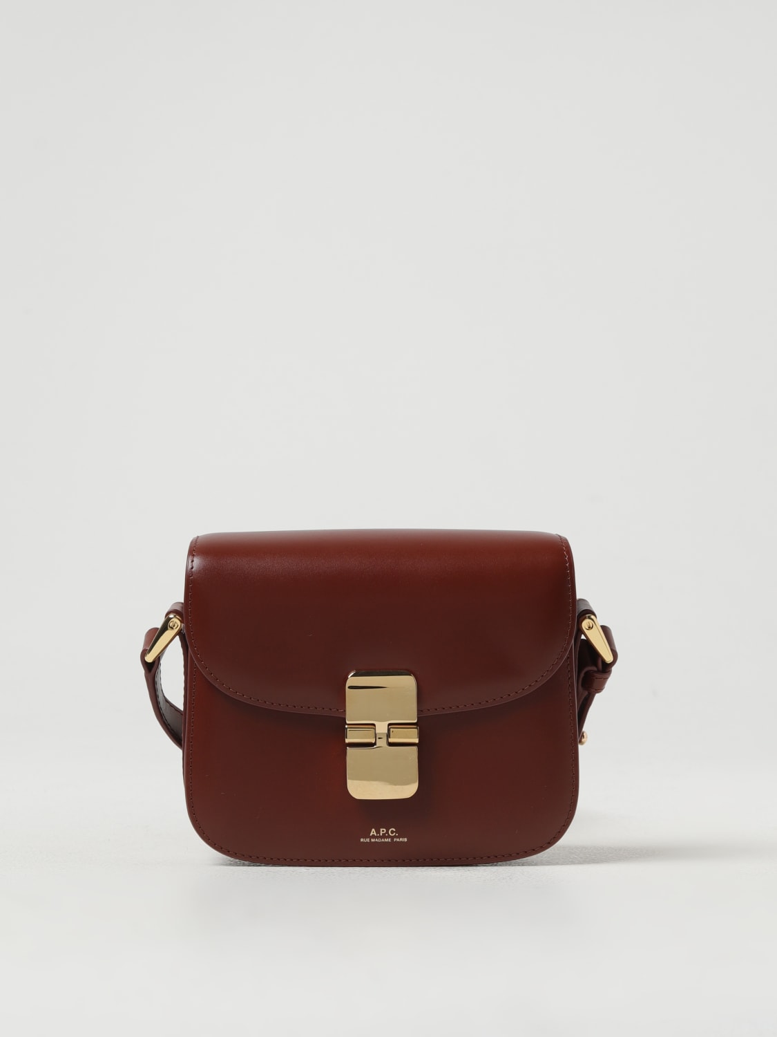 A.P.C. MINI-TASCHE: Umhängetasche damen A.P.C., Braun - Img 1