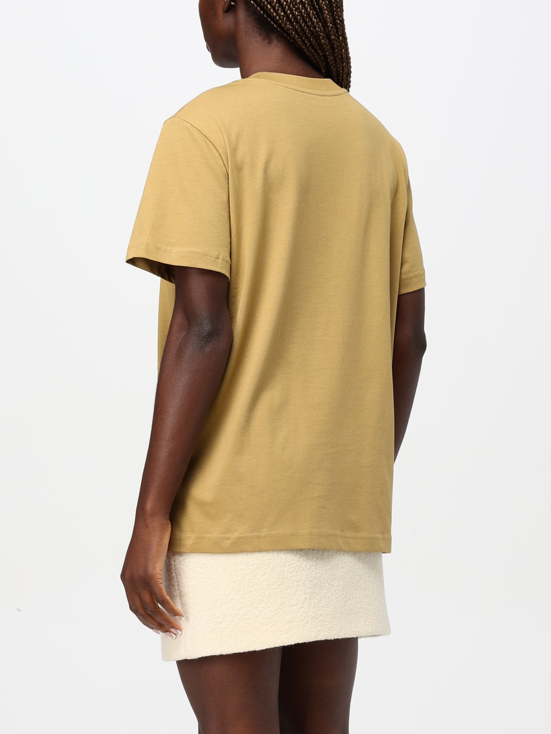 A.P.C. T-SHIRTS: T-shirt con logo A.P.C., Marrone - Img 2