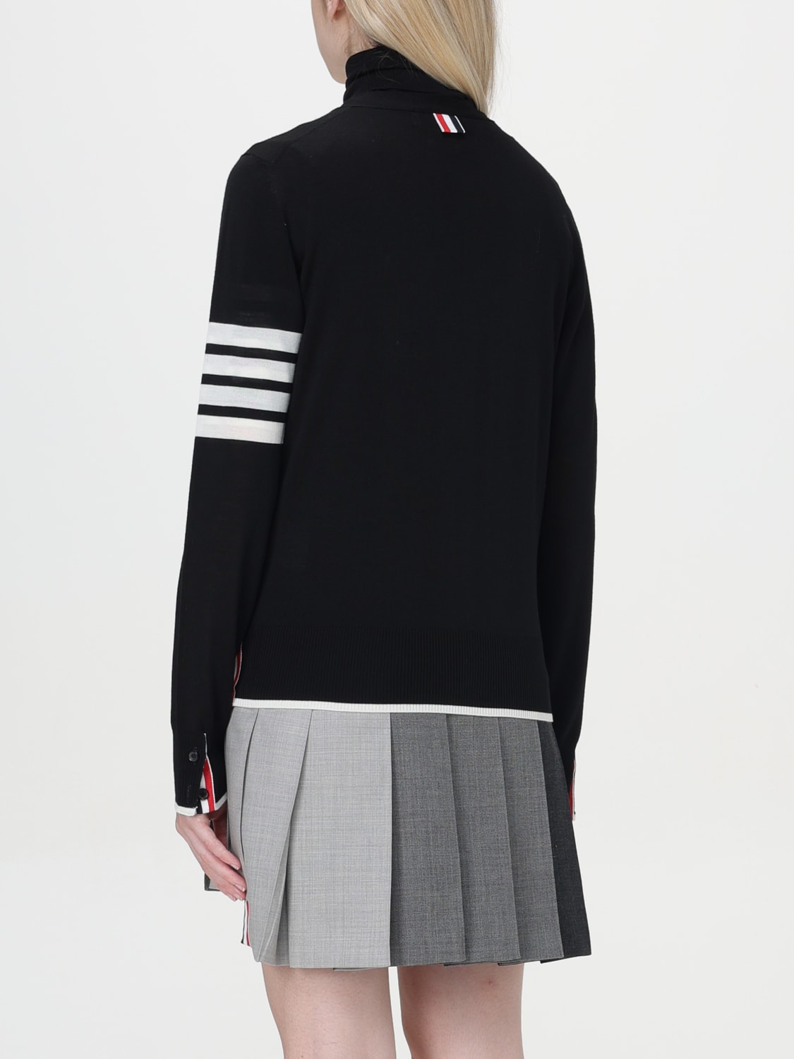 THOM BROWNE CARDIGAN: Sweater woman Thom Browne, Black - Img 3