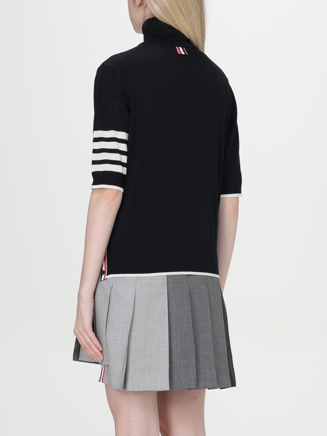 THOM BROWNE SWEATER: Sweater woman Thom Browne, Black - Img 3