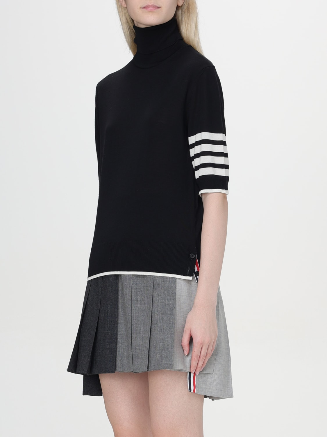 THOM BROWNE SWEATER: Sweater woman Thom Browne, Black - Img 4