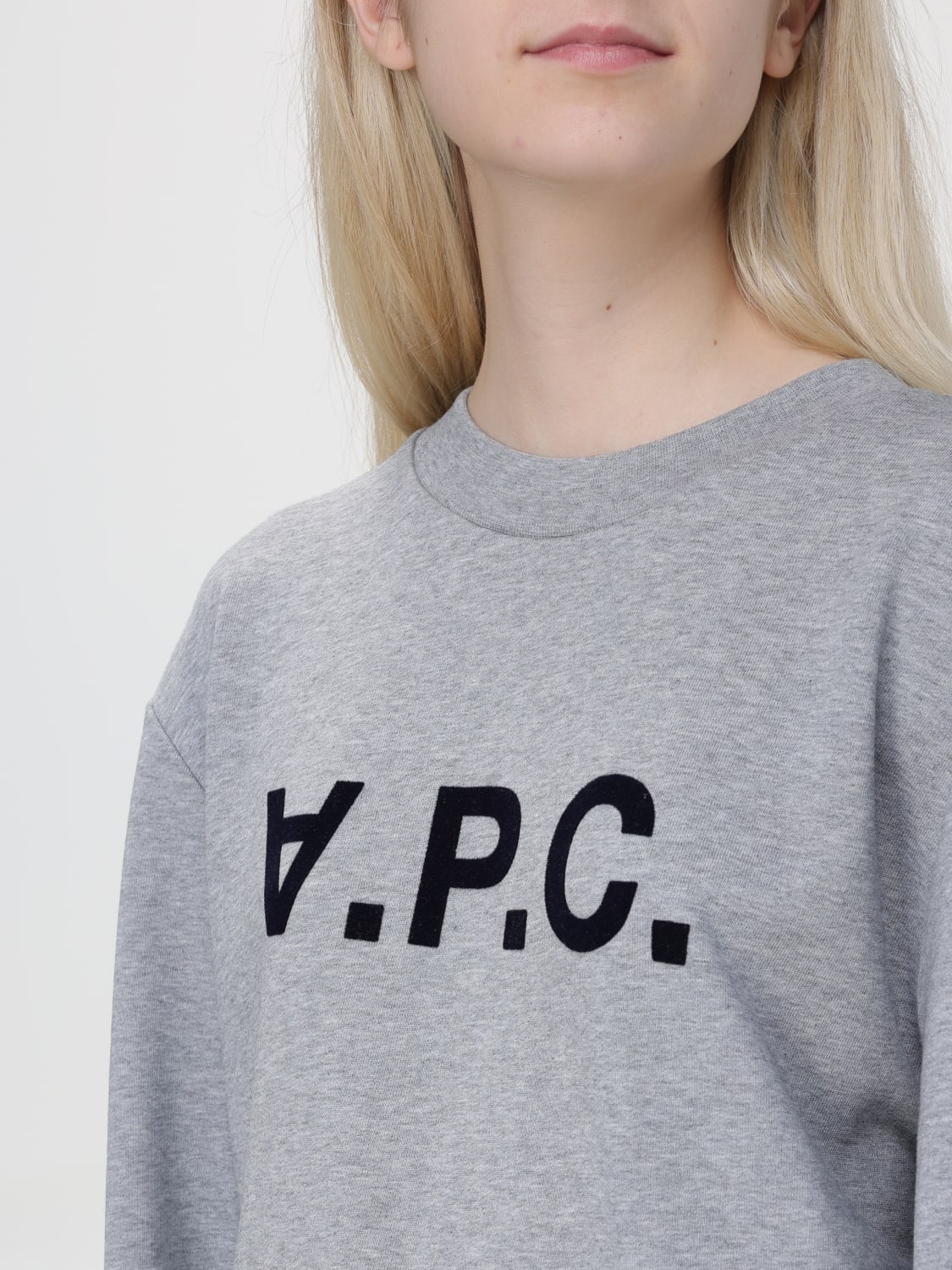 A.P.C. ТОЛСТОВКА: Толстовка Женское A.P.C., Серый - Img 3