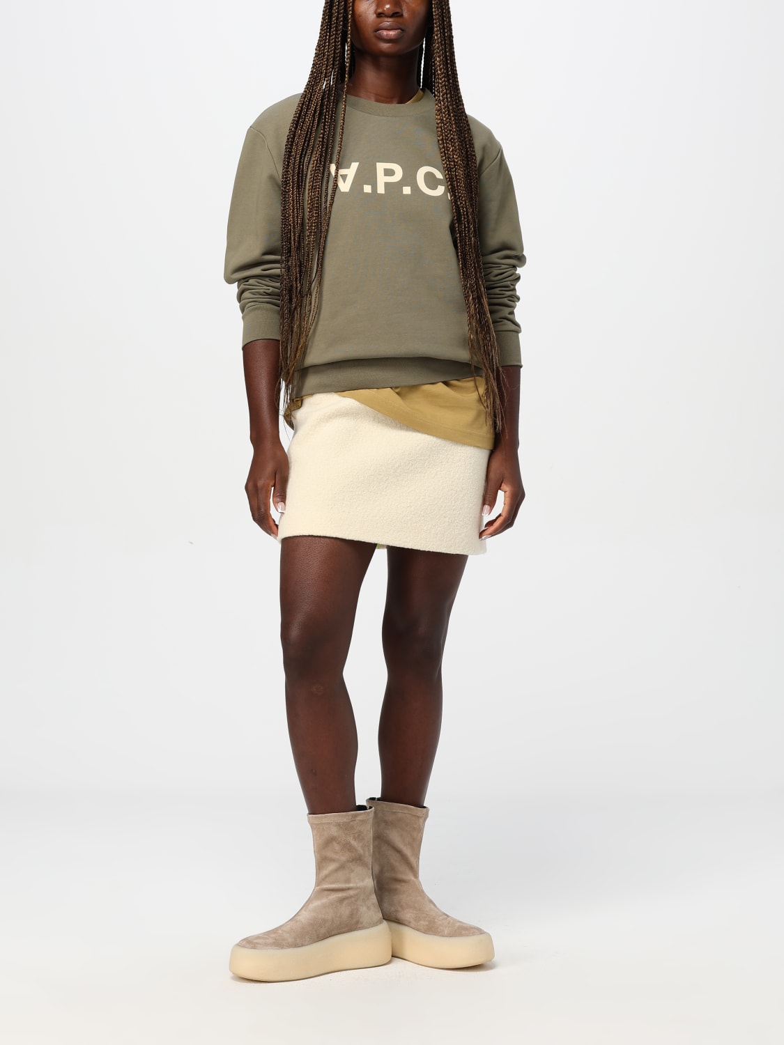 A.P.C. ТОЛСТОВКА: Толстовка Женское A.P.C., Коричневый - Img 2