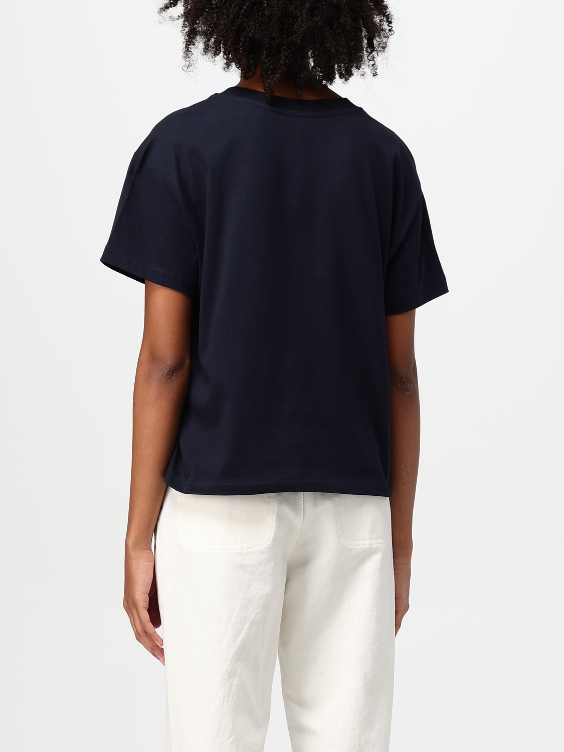 A.P.C. T-SHIRT: T-shirt woman A.P.C., Blue - Img 2